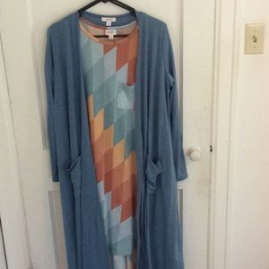 LulaRoe Unicorn Blue Aztec